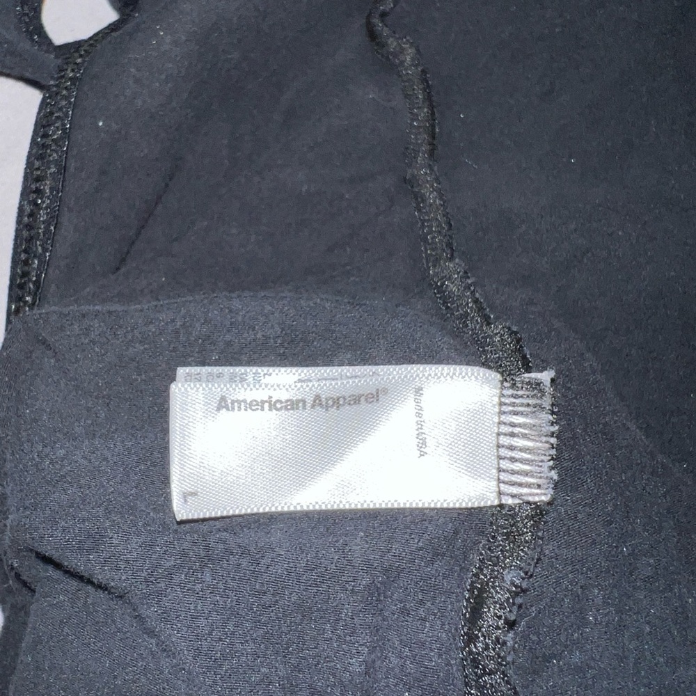 Used American Apparel Deep V Bodysuit